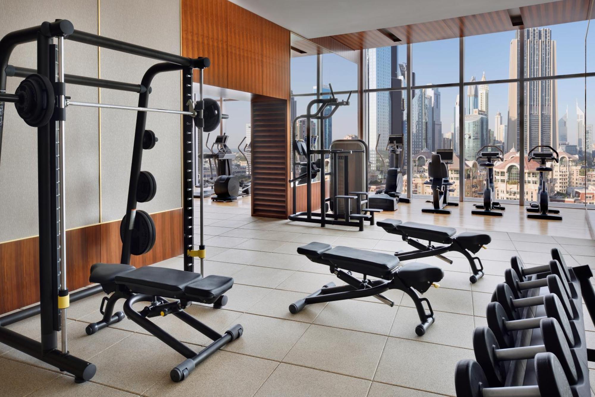Kempinski The Boulevard Dubai Exterior foto The gym at the Westin Dubai